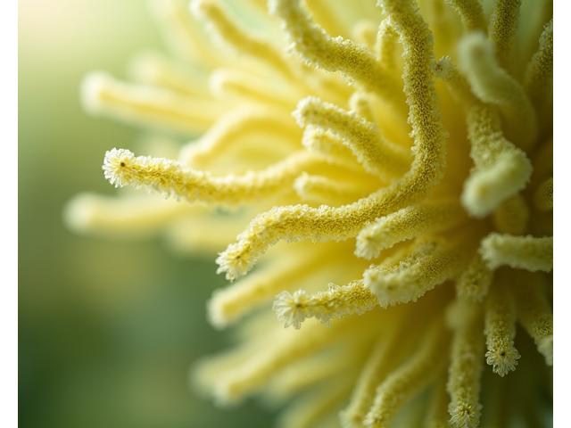 Primer plano de microbiota intestinal sana o alimentos probióticos